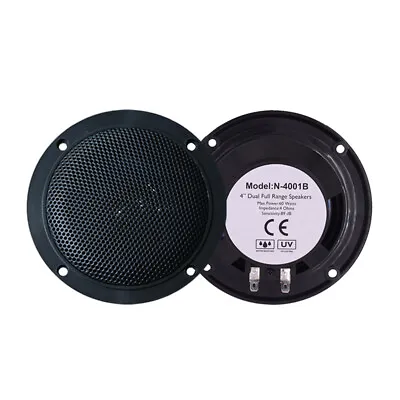 £19.99 • Buy Waterproof IP66 Boat Speakers 4inch 120W Black Car Speaker SPA Horn Loudspeaker 