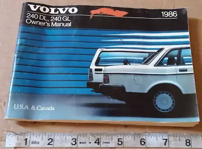 1986 Volvo DL240GL Owner's Manual - Used • $25