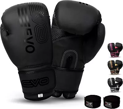 Boxing Punching Gloves By EVO Fitness Sparring Training Kickboxing MMA Gloves • $43.99
