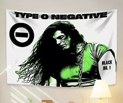 Type O Negative Peter Steele Wall Tapestry ~ Gothic Decor ~ Gothic Gift ~ Witchy • £13.99
