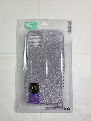 Claire's Accessories Lilac Glitter IPhone 11 Phone Case CL9810 • £3.49