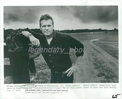 1976 Actor Tab Hunter In Horse Country Original News Service Photo • $12.99