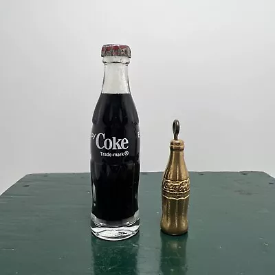 Vintage Miniature Coca Cola Bottles 3  And 2  Lot Of 2 Free Shipping • $21.98