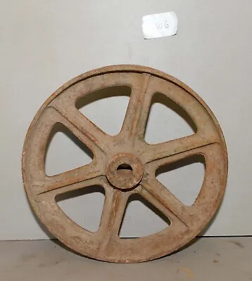 Antique Industrial Collectible Cart Wheel Factory Railroad Door Roller Tool W6 • $29.99