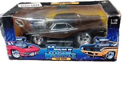 Muscle Machines '66 GTO 1:18 Scale 💯 Brand New Still In Box! • $70
