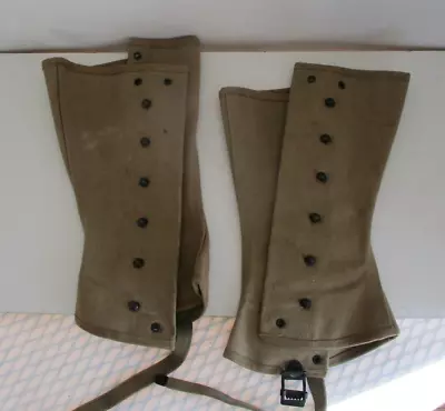 Vietnam US Army Or Marine Corps Legging Gaiters Size 8 Dated 1968 • $35