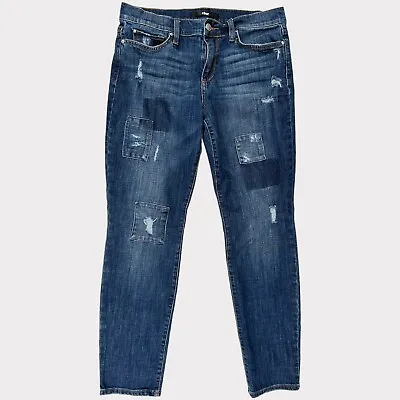 Else Women's Straight Ankle Patchwork Jeans Size 30 • $19.99