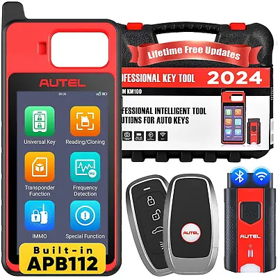 Autel MaxiIM KM100X Key Fob Programming Tool Programmer Immobilizer Chip Read  • $470