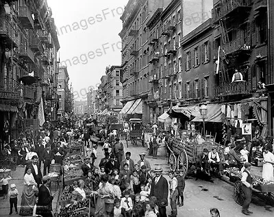 8x10 Print Historic Little Italy Mulberry Street New York City 1900 #MSNY • $15.99