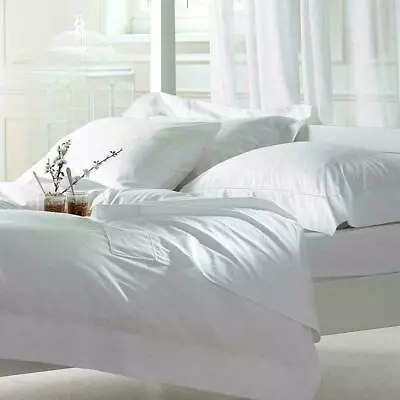 500 TC Thread Count 100% Egyptian Cotton Pillow Case Pair - Housewife / Oxford • £7.51