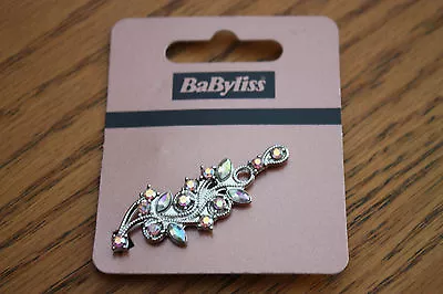 £2.79 • Buy Babyliss Vintage Style Crystal Diamante Flower Leaf Design Hair Clip Grip Slide