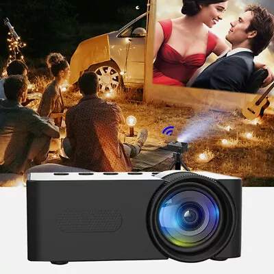 Mini Projector 3D LED Mini WiFi Video Home Theater Cinema For IOS Android System • $33.89