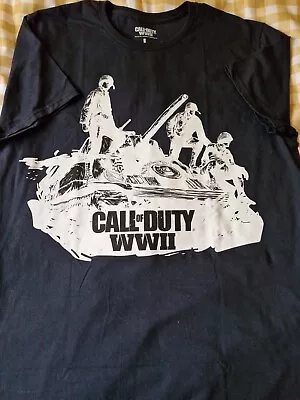 Loot Gaming Call Of Duty WWII Black T Shirt Mens Large  • £5