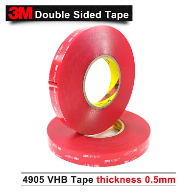 Genuine 3M VHB 4905 Double-Sided Tape Mounting Acrylic Foam  Adhesive 3M Or 33M • $11.97