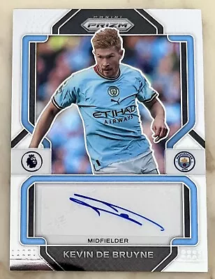 Kevin De Bruyne Autographed 2022-23 Panini Prizm Premier League #S-KDB PSA? • $81.55