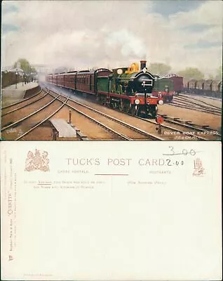 Dover Boat Express SE&CH Railway Tucks Oilette 9040  • £5.10