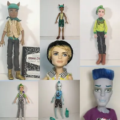 #E Monster High Doll Boy Doll Dolls- Clawd Deuce Sloman - CHOOSE- Combine Ship • $14.99