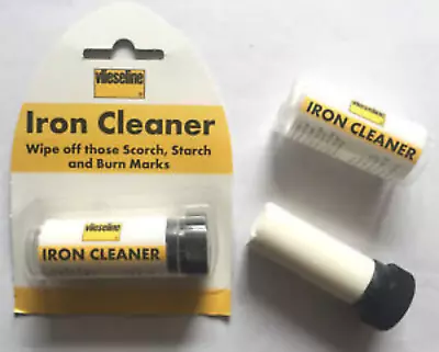 Iron Cleaner Stick Vilene Steam Soleplate Remover Scorch Starch Burn Black Marks • £4.45