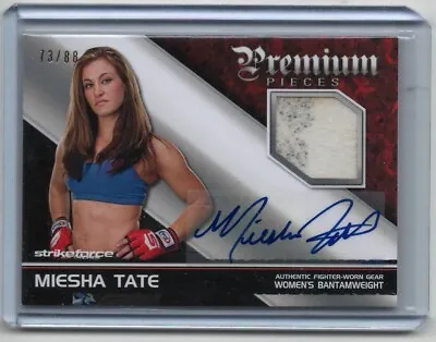 2012 Topps UFC Knockout Premium Pieces Autograph #APP-MT Miesha Tate (73/88) • $108.92