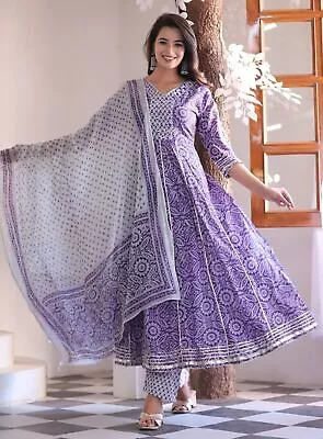 Indian Bollywood Salwar Kameez Wear Wedding Party Pakistani Anarkali Dress Suit • £28.45