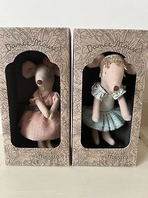 Maileg Reserved - Pair Dance Mice Magnetic Hands Swan Lake And Giselle BNIB • £63.90