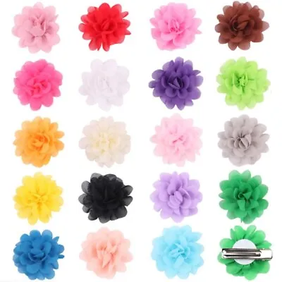 20-Pack Baby Girls Boutique Hair Bows Clips- Grosgrain Ribbon Kids Hair Clips • $10.99