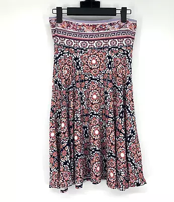 Max Studio Skirt Womens Size XS Lela Knit Floral Print Pull On Stretch • $19.99