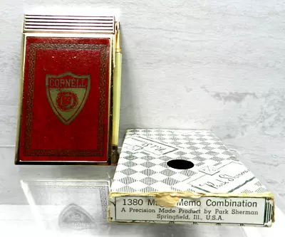 Vintage Cornell University Magic Memo Combination Notepad & Pen Park Sherman Box • $14.95