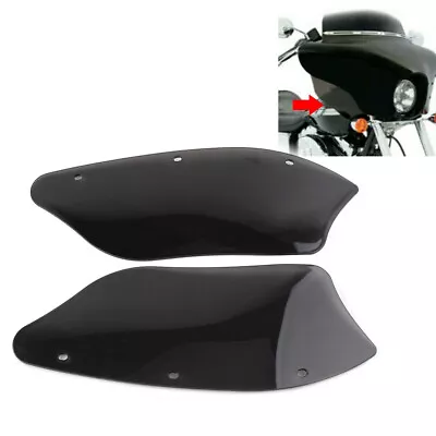 Batwing Fairing Wind Deflectors Fit Harley Dyna Heritage Softail Road King Honda • $58.04