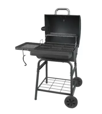 Master Forge 23.9-in W Black Barrel Charcoal Grill • $120