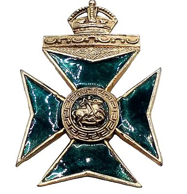 Vintage St. George 'Slaying Dragon' Enamel Maltese Cross Brooch Pin/Pendant • $149.80