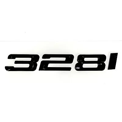 Car Rear Trunk Black Nameplate Emblem Badge Numbers Decal Name Fit For BMW 328i • $11.98