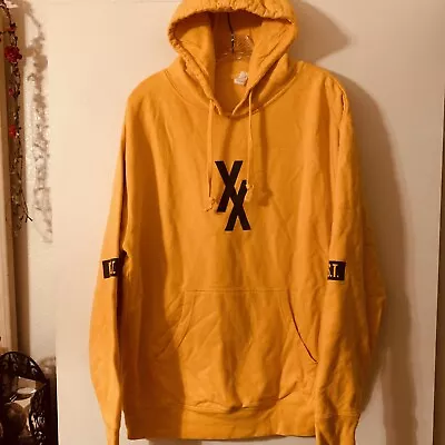 Machine Gun Kelly EST XX Hoodie Rap Devil MGK Yellow Sweatshirt • $149