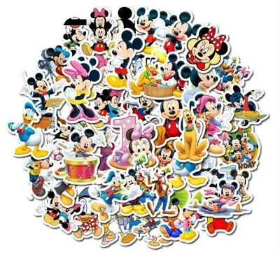 Stickers Mickey Mouse Minnie Mouse Disney Skateboard Sticker Bomb Decal 50 Pcs   • $9.98
