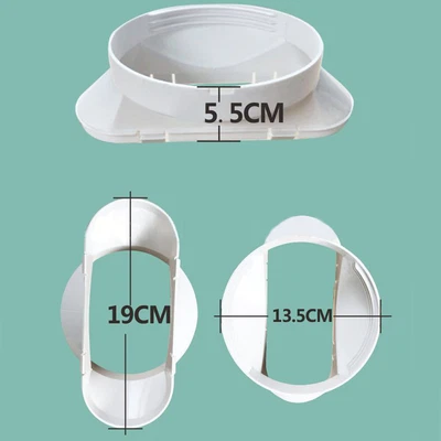 $15.88 • Buy 13CM Portable Air Conditioner Window Exhaust Duct Pipe Hose Interface Connector