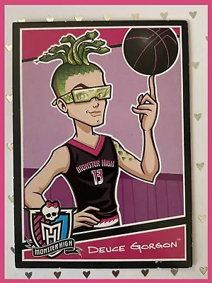 MONSTER High Doll Deuce Gorgon Trading Card Casketball • $6.36