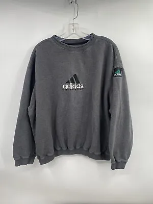 Vintage 90s Adidas Equipment Vintage Pullover Sweatshirt Gray Men’s M • $39.99