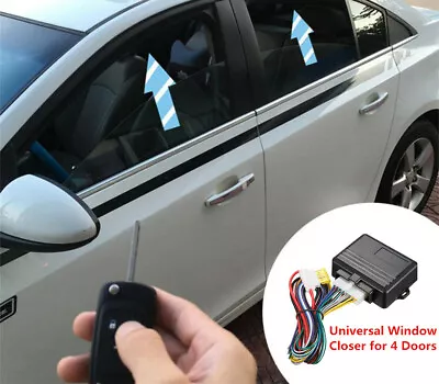 Universal Car Accessories 12V Automatic Window Closer System Kit Fit For 4 Doors • $21.84