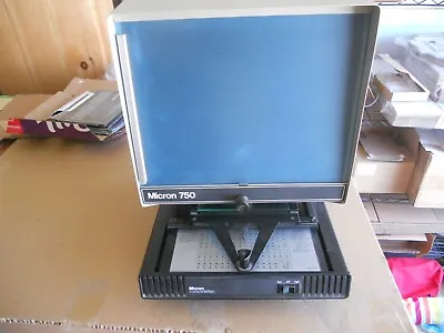 Micron 750 Microfiche Reader Tested And Working OK • $200