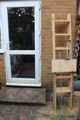 £10 • Buy Wooden Loft Ladders ABRU -  Unused From Project - Spring Assisted Ideal For DIY 