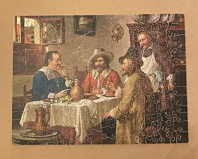 🔴🍷VTG Joseph K. Straus “Approving The Vintage” RARE Wooden Puzzle 300+🔴🍷 • $249