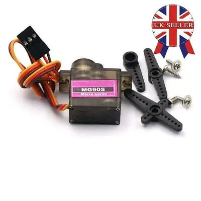 Metal Gear High Speed 9g Micro Servo Digital MG90S For RC Helicopter Plane HOT • £3.72