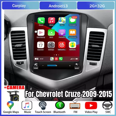 For Chevrolet Cruze 2009-2015 Android 12 Carplay Car Stereo Radio GPS Navi WIFI • $213