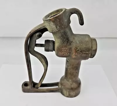 Antique Vintage Original Solid Brass Gas Fuel Pump Nozzle OPW #194 (85) • $65.50