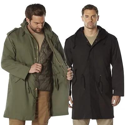 Black/OD M-51 Fishtail Parkas - Military Jacket Winter Coat 1951 Army Type Issue • $109.99