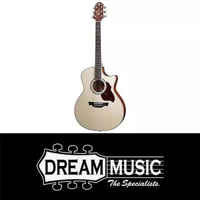 Crafter GAE 8/N GA Body Acoustic Electric Guitar W/ Case SAVE $180 OFF RRP$899 • $719