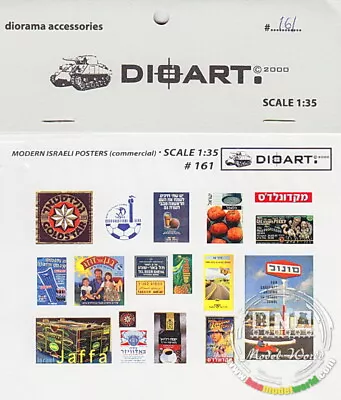 DioArt 1/35 Modern Israeli Posters (Commercial) • $5.51