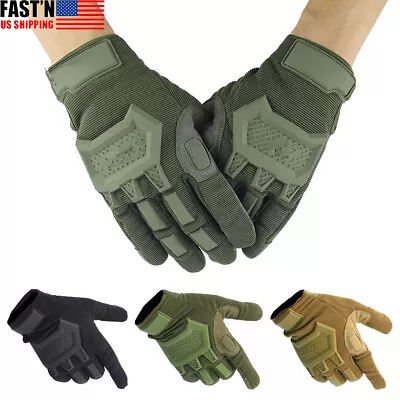 Tactical Gloves Men Touchscreen Outdoor Sport Full Finger Military Combat Gloves • $13.89