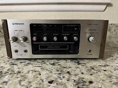 Pioneer H-R99 8-Track Home Stereo Recording Deck Works Partially ￼ • $159