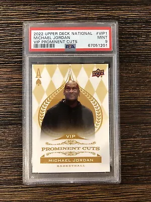 2022 UD National VIP Prominent Cuts Michael Jordan PSA 9. Population 7; 6^ • $65